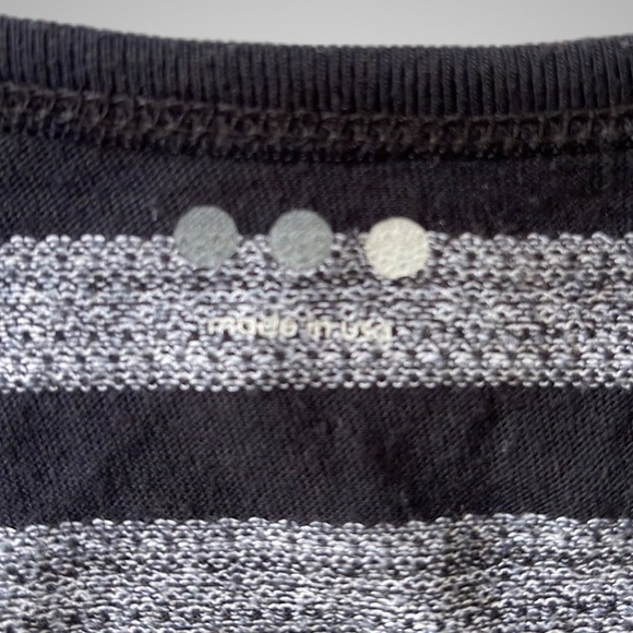 { Three Dots } - Striped Shirt - Picture 4 of 4